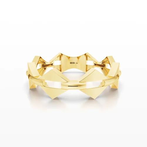 Diamond-shaped Chain Ring
