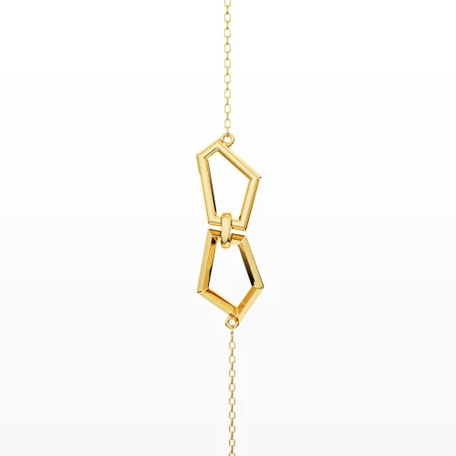 Asymmetric Hexagonal Bracelet