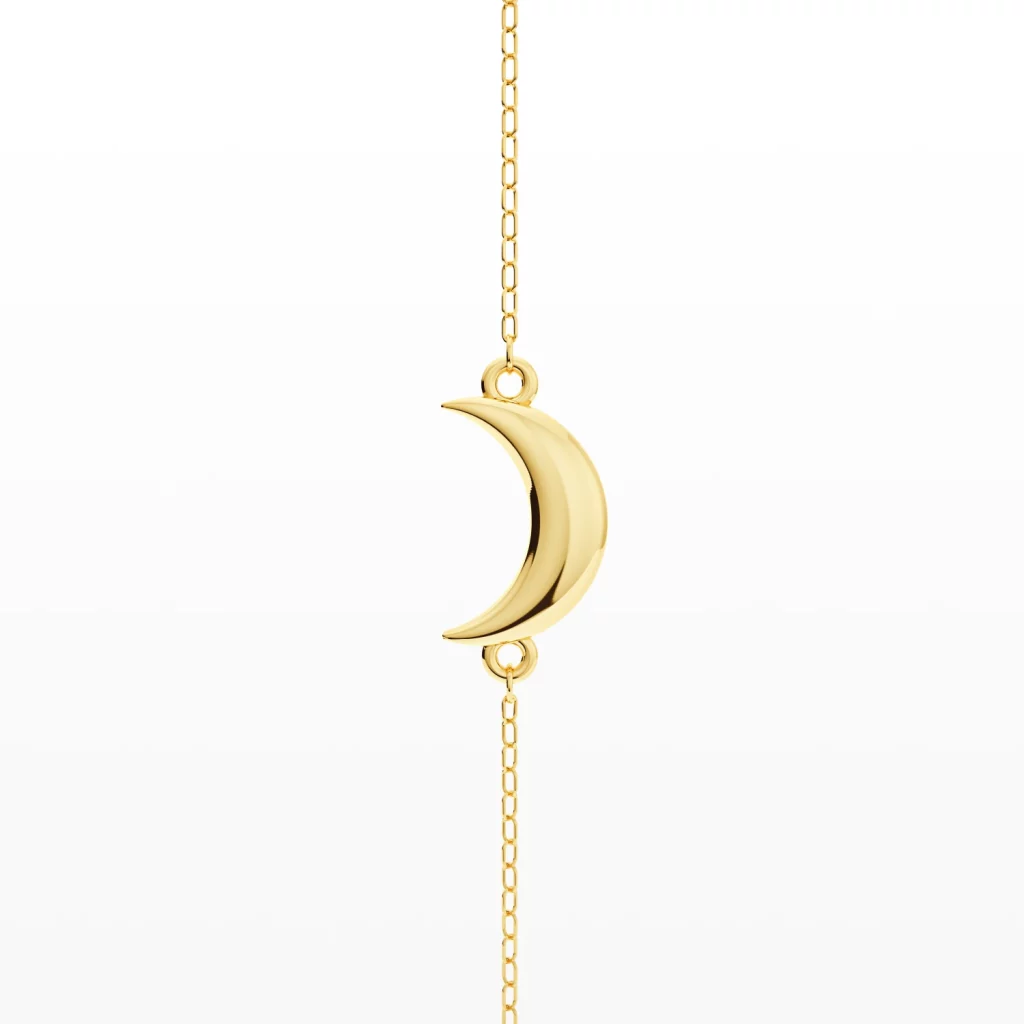 Minimal Moon Bracelet