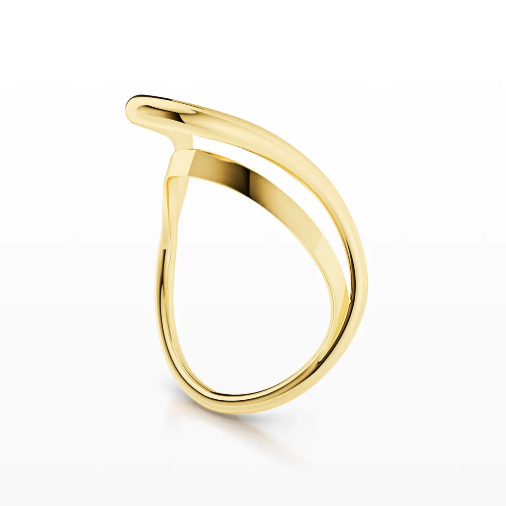 Deformed-Style Ring