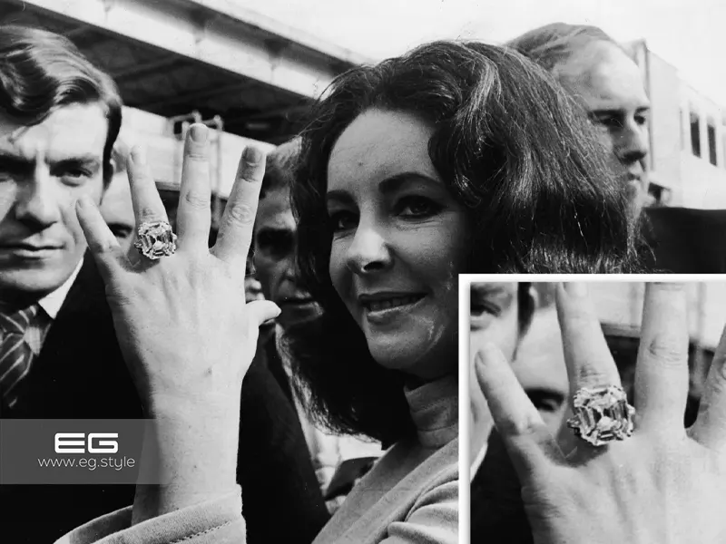 The most different ring among Elizabeth Taylor's rings