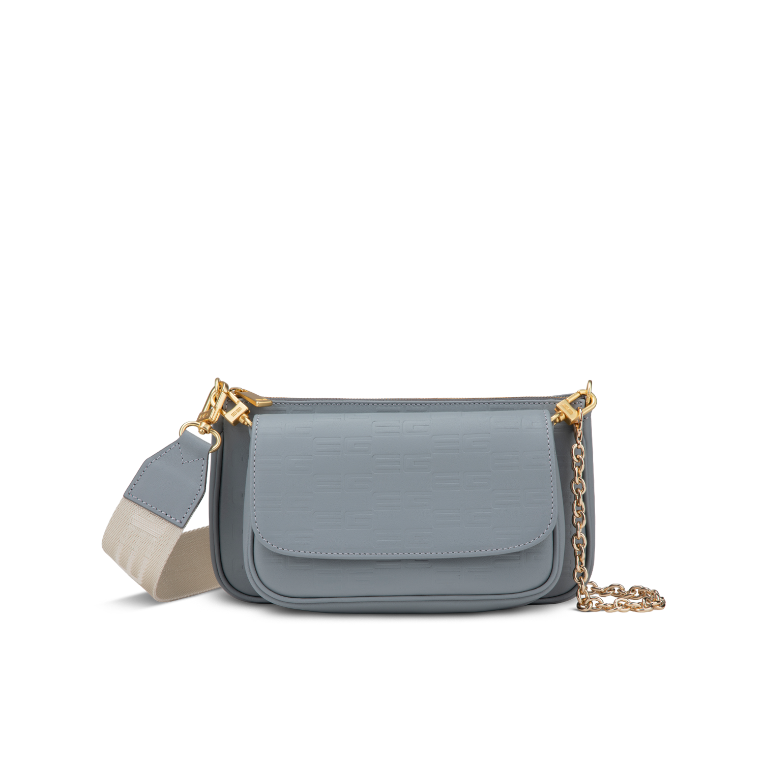 Darla shoulder bag gray embossed (1) Darla shoulder bag gray embossed 1