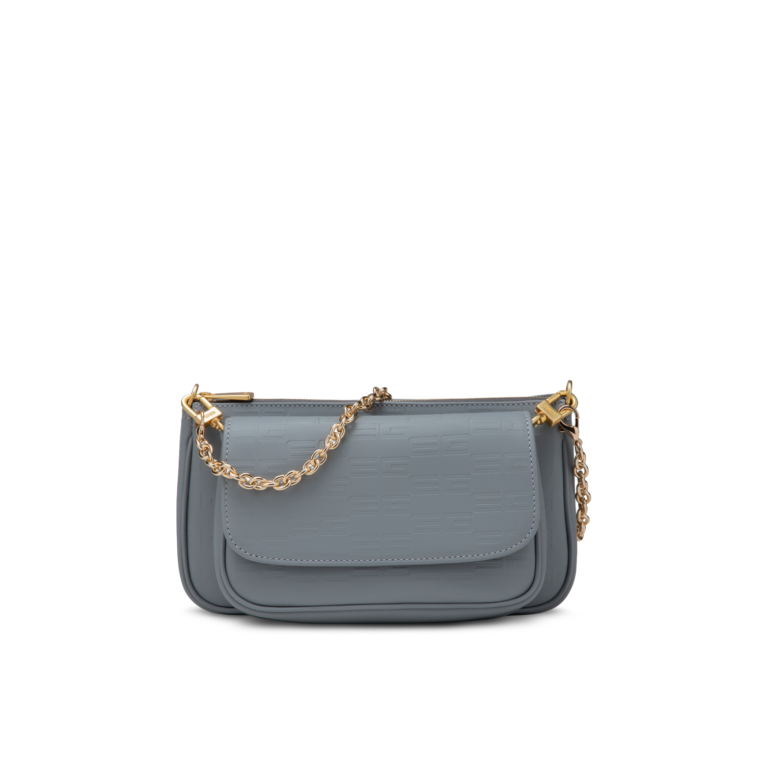 Darla shoulder bag gray embossed (2) Darla shoulder bag gray embossed 2
