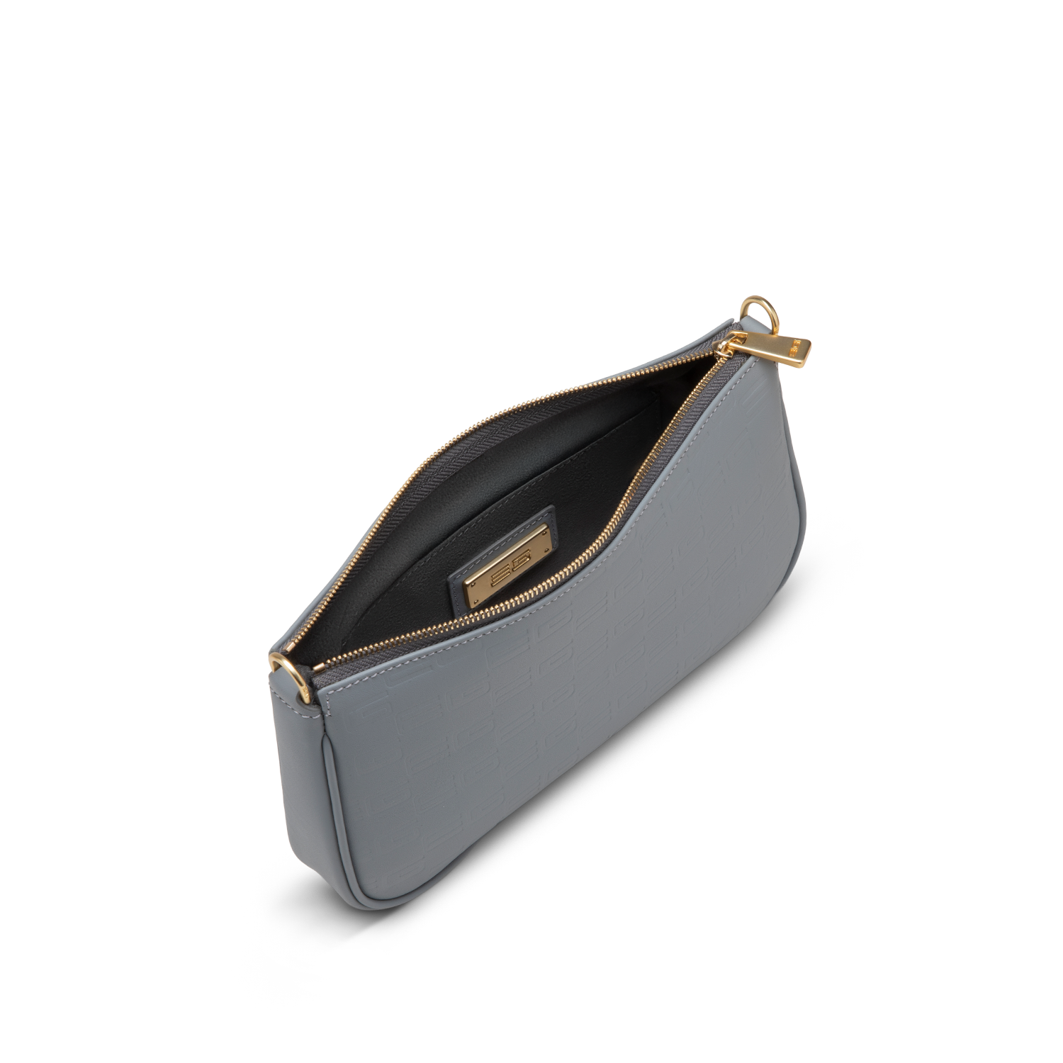 Darla shoulder bag gray embossed (4) Darla shoulder bag gray embossed 4