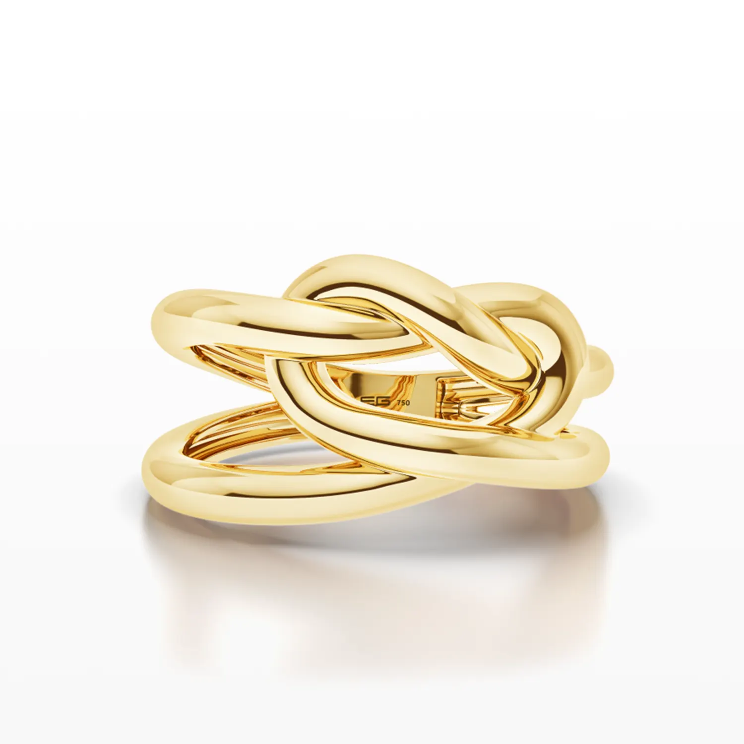 Deformed Curved Knot Ring