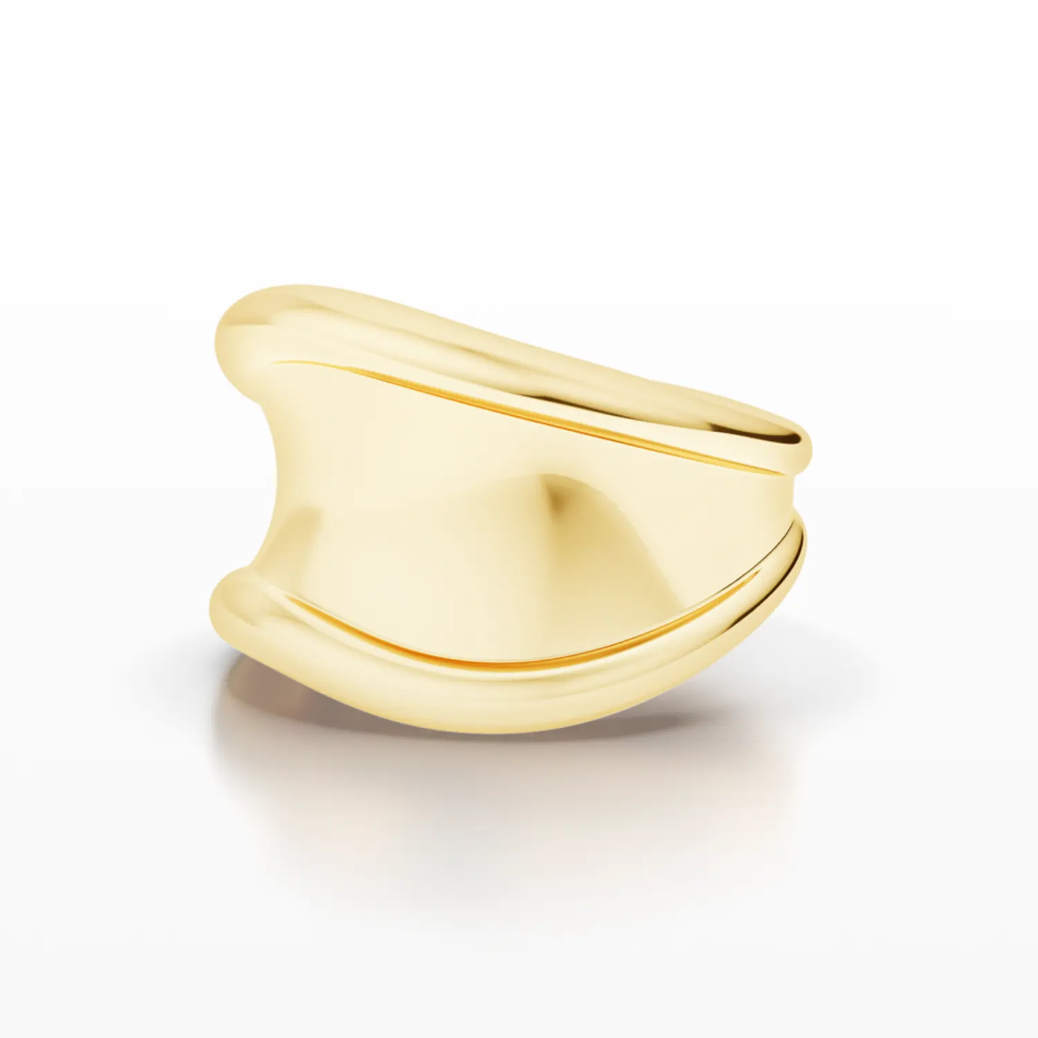 Simple, Flat, Dome Ring