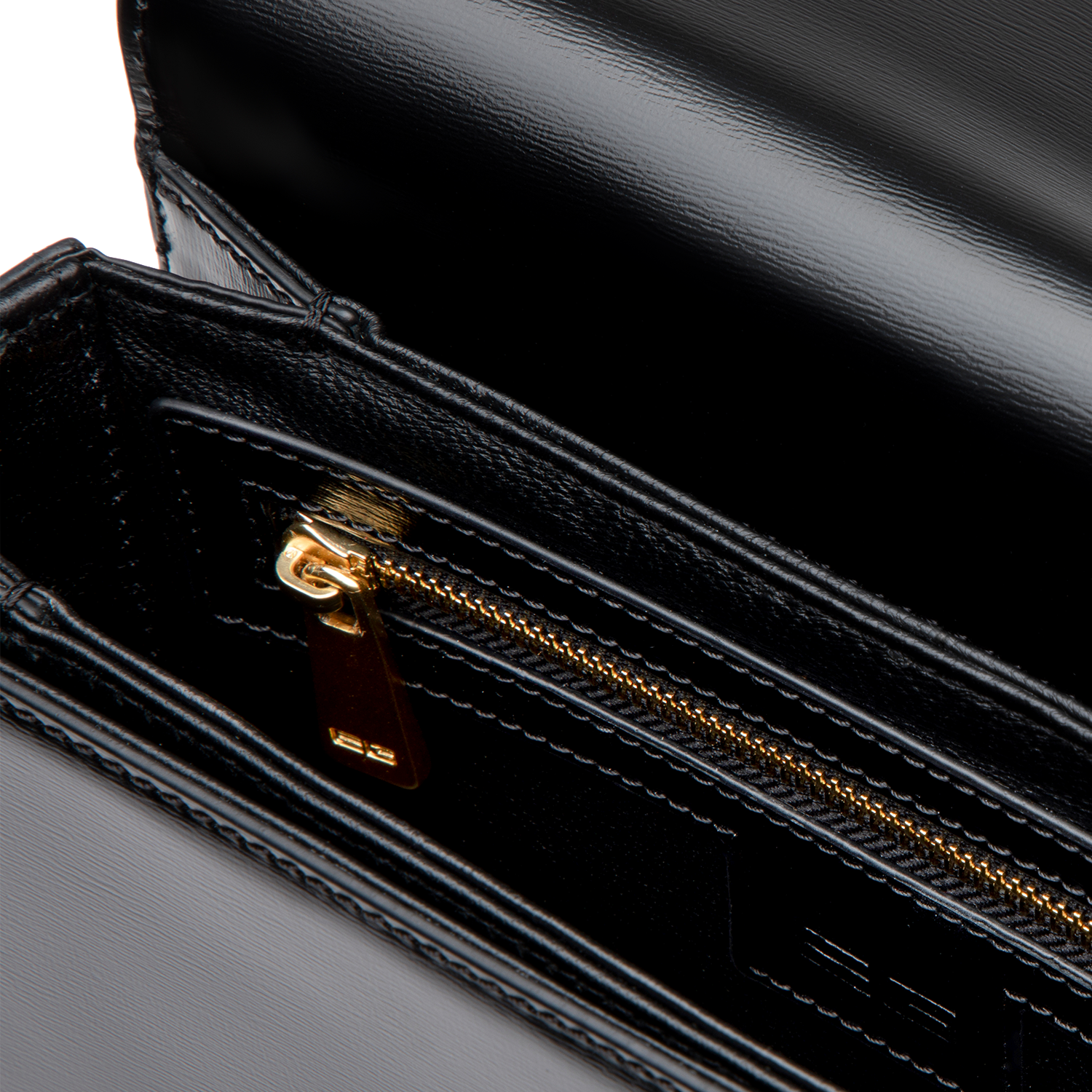 Party Women Crossbody Bag Leather Black EG Gold (2) Party Women Crossbody Bag Leather Black EG Gold 2