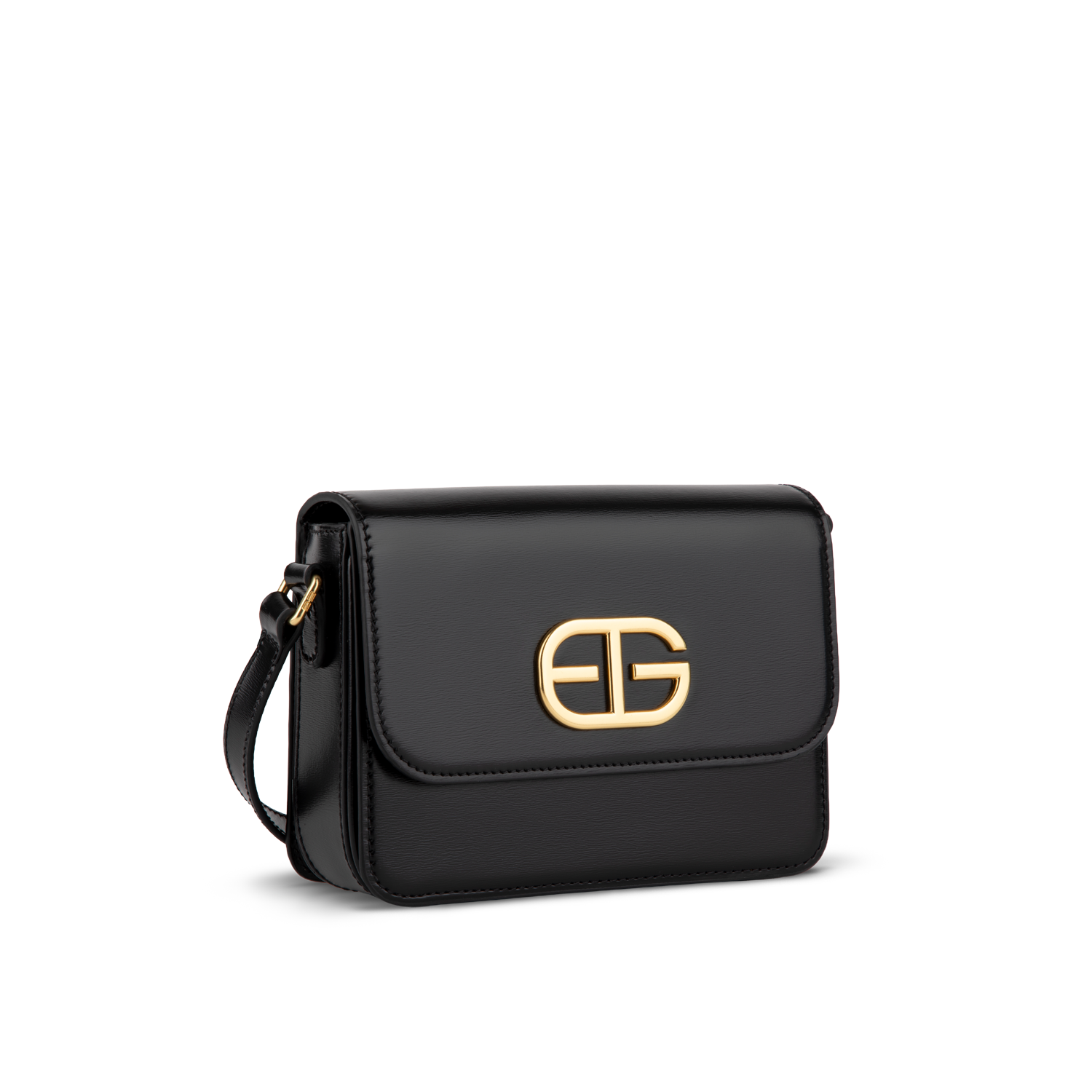 Party Women Crossbody Bag Leather Black EG Gold (4) Party Women Crossbody Bag Leather Black EG Gold 4
