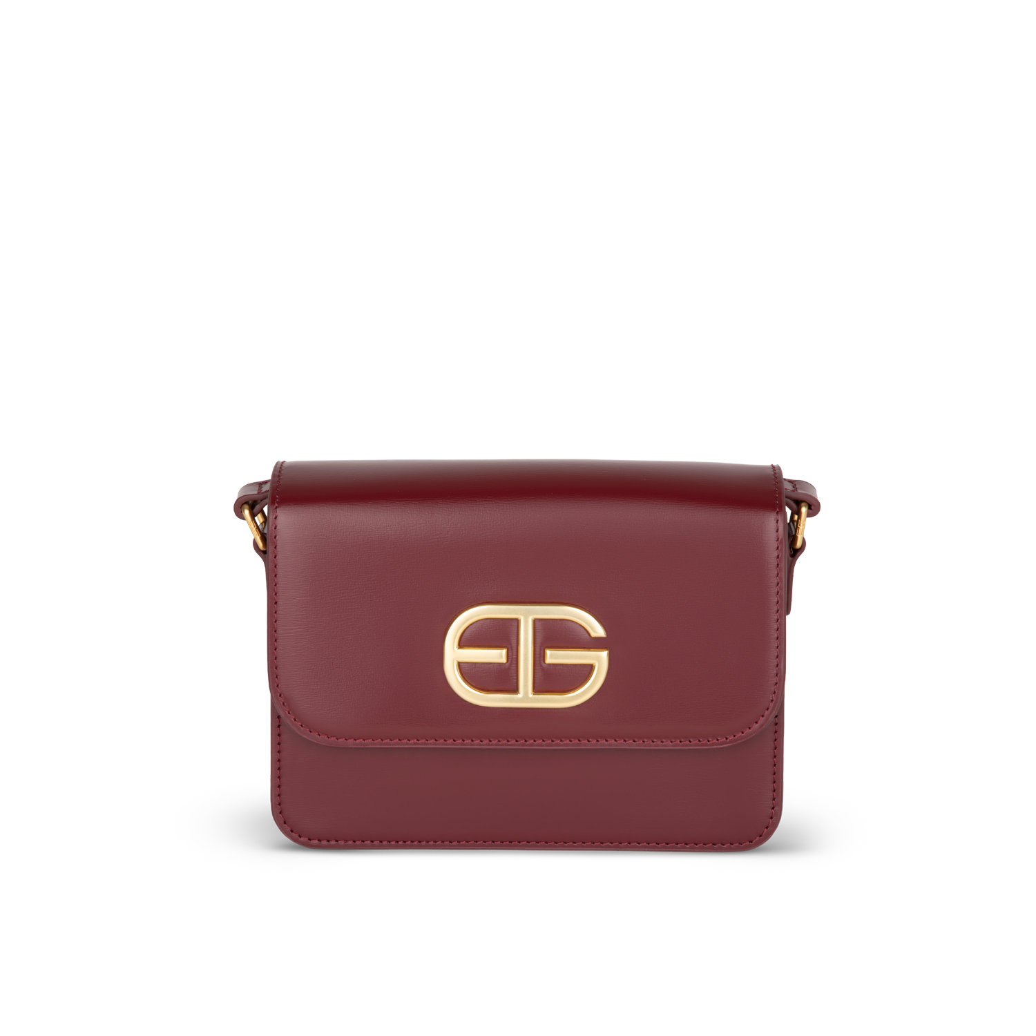 Party Women Crossbody Bag Leather Crimson EG Gold (2) Party Women Crossbody Bag Leather Crimson EG Gold 2
