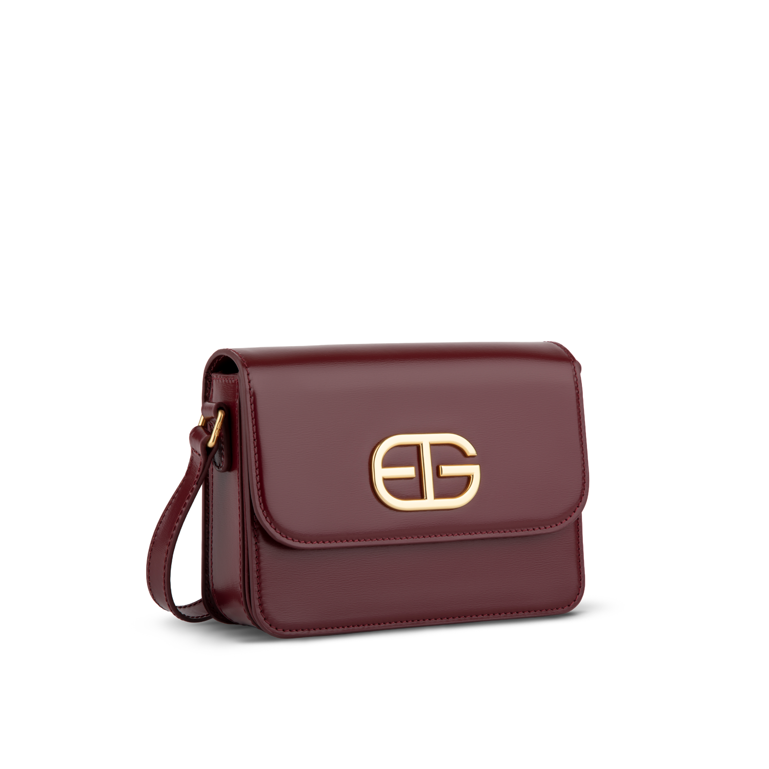 Party Women Crossbody Bag Leather Crimson EG Gold (3) Party Women Crossbody Bag Leather Crimson EG Gold 3