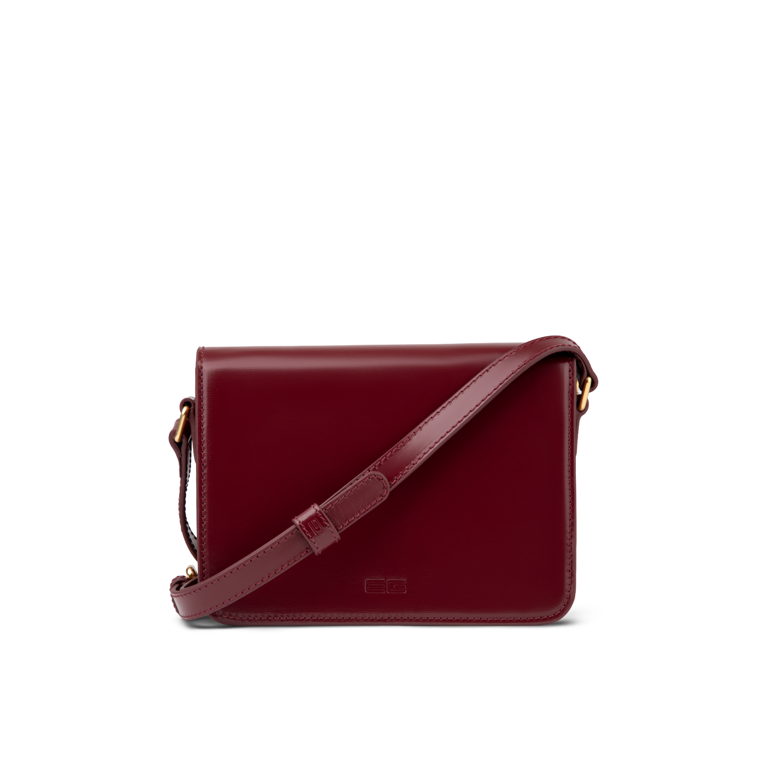 Party Women Crossbody Bag Leather Crimson EG Gold (4) Party Women Crossbody Bag Leather Crimson EG Gold 4