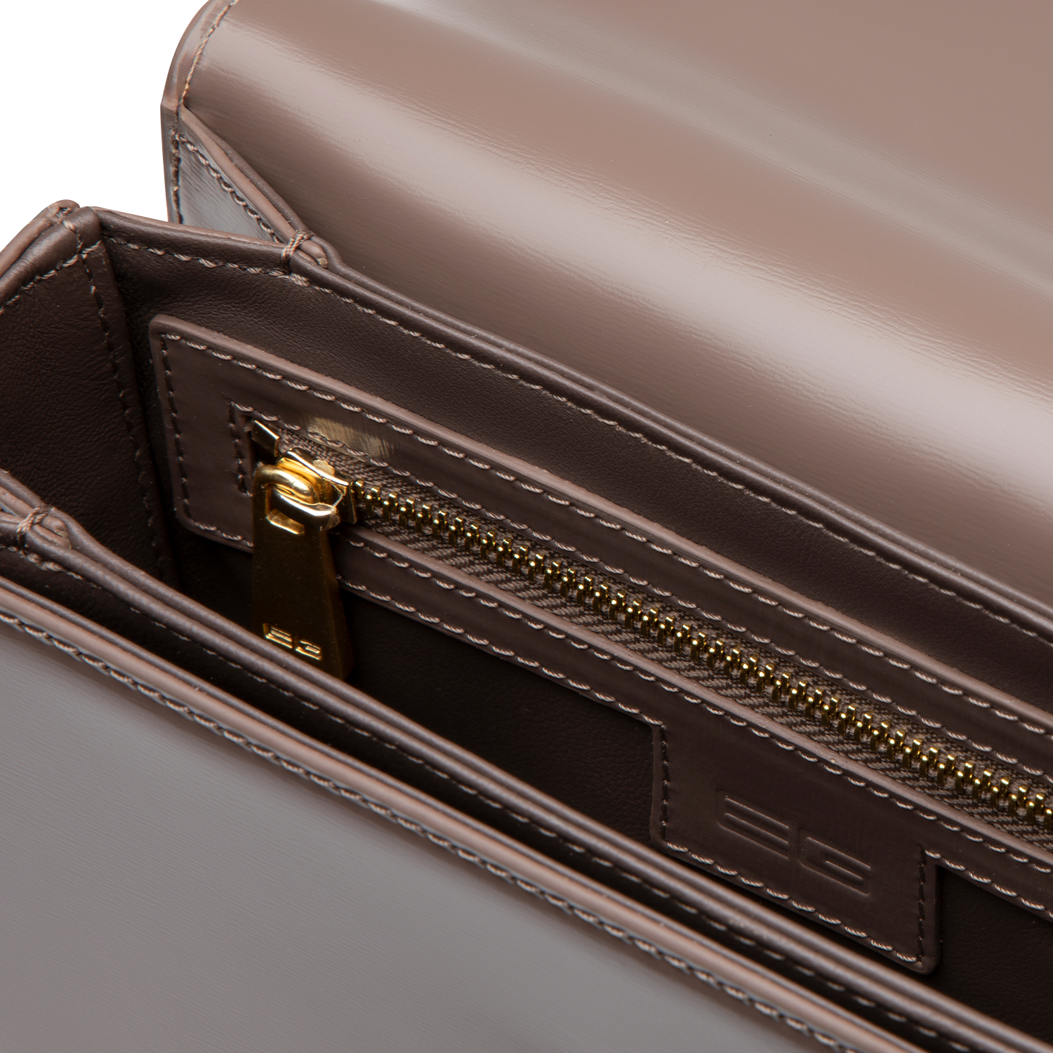 Party Women Crossbody Bag Leather Greige EG Gold S (1) Party Women Crossbody Bag Leather Greige EG Gold S 1