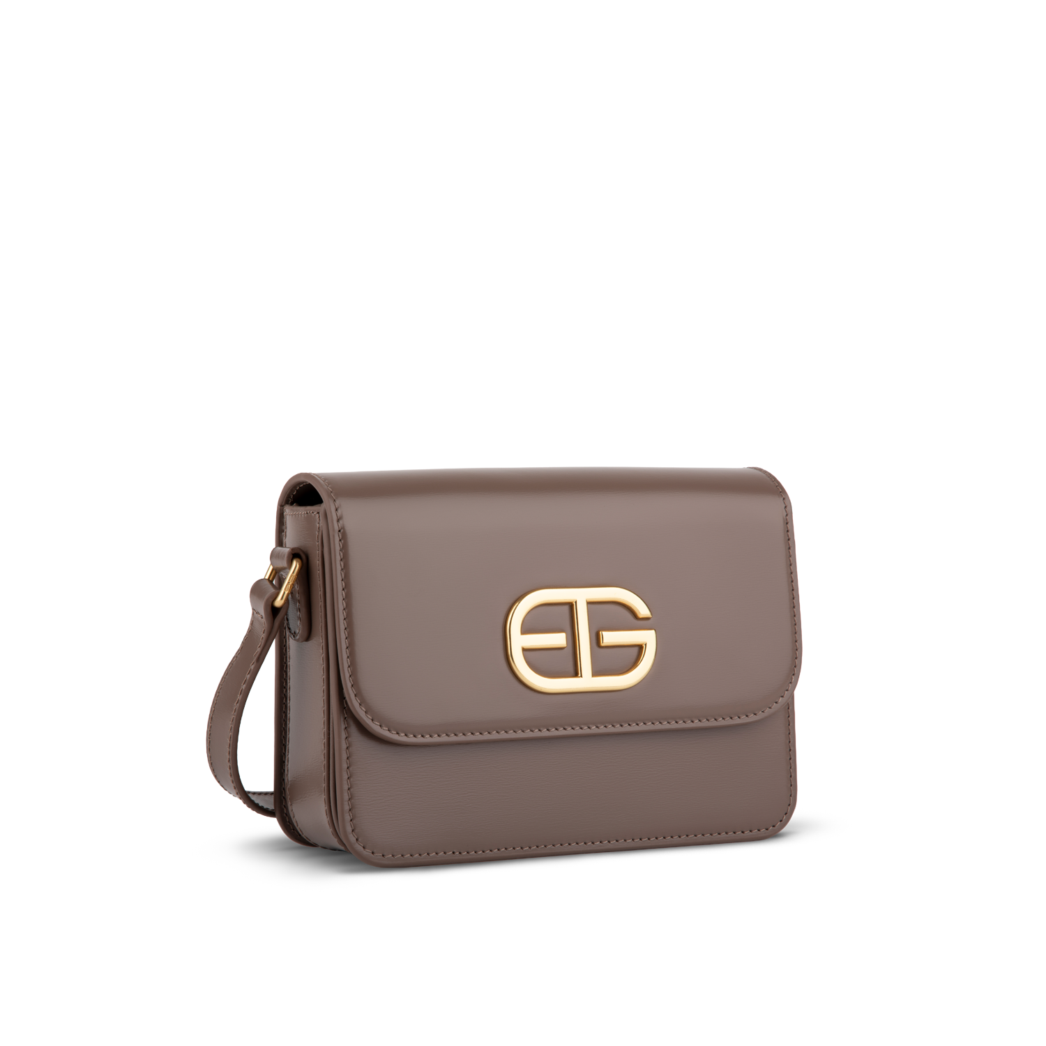 Party Women Crossbody Bag Leather Greige EG Gold S (3) Party Women Crossbody Bag Leather Greige EG Gold S 3