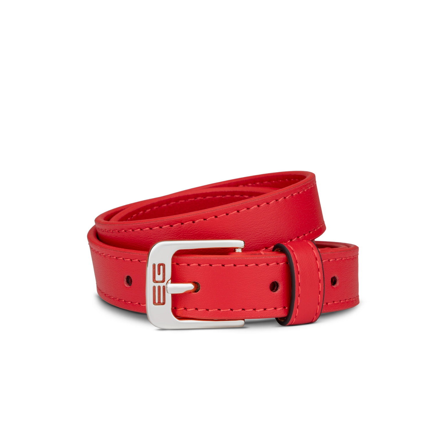 Grosso Women Belt Red Silver (3) Grosso Women Belt Red Silver 3