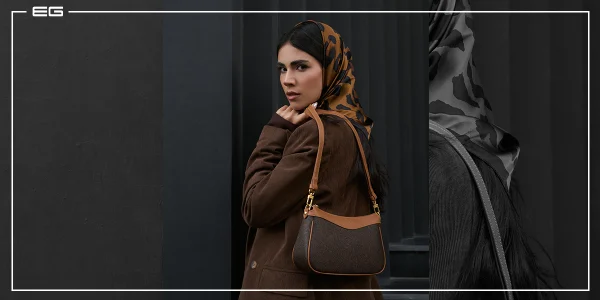 استایل با رنگ قهوه ای