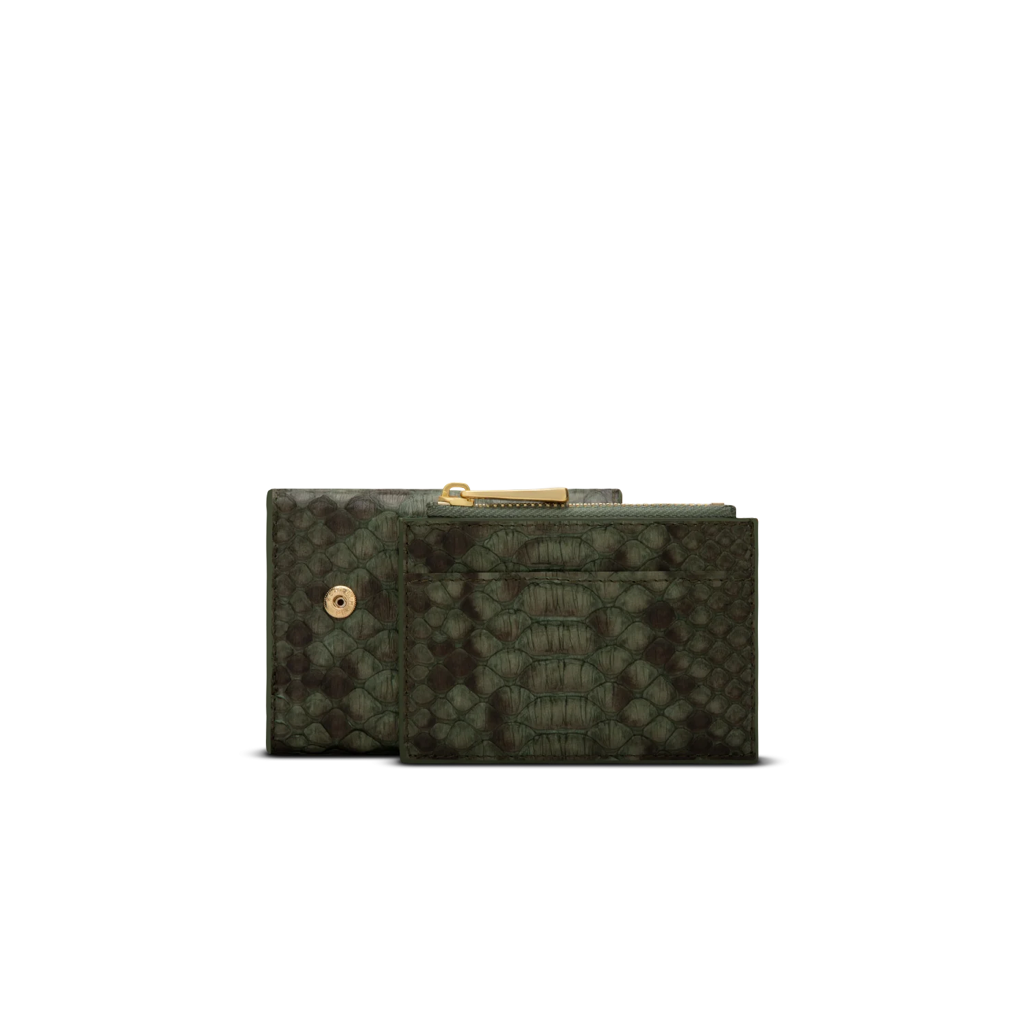 twin-wallet-python-army-green (3) twin wallet python army green 3